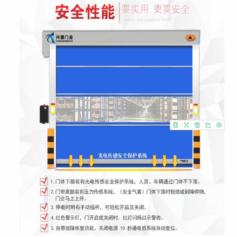 快速卷簾門電機(jī)漏油如何處理